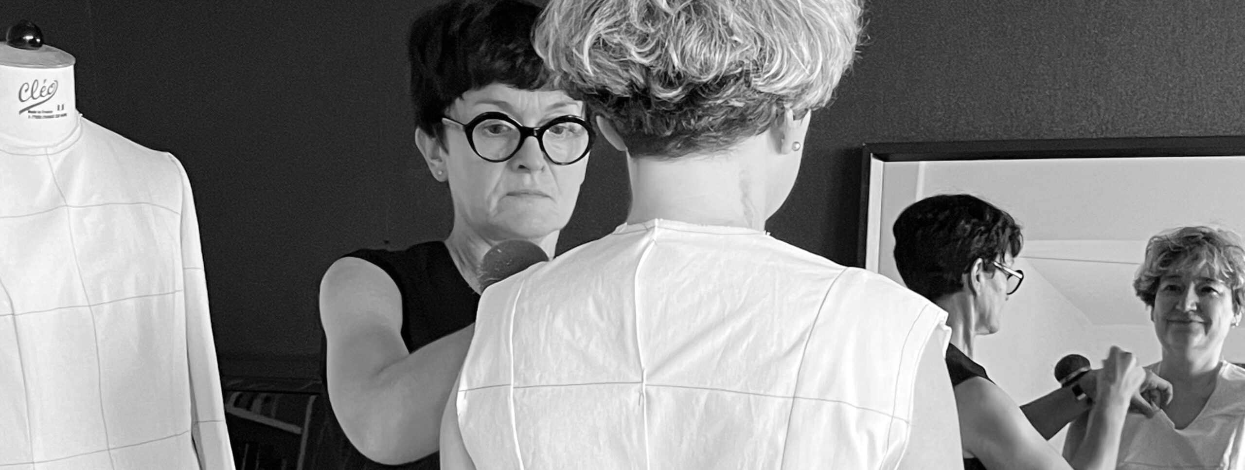 Expérience d'une robe sur mesure et personnalisée de Laurence Glorieux.